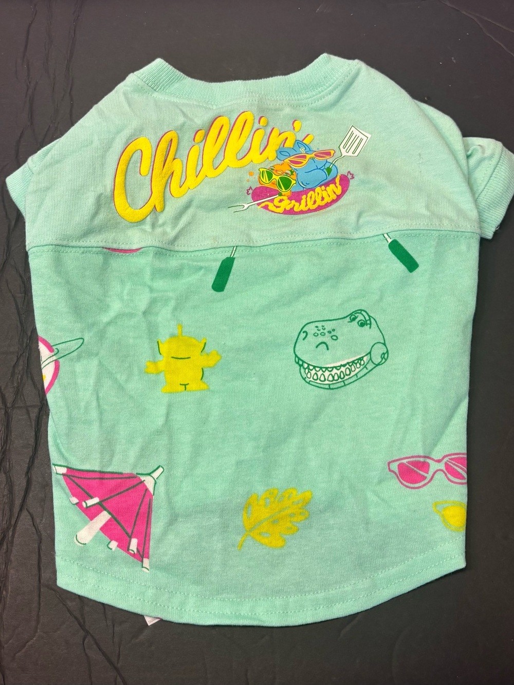Disney Mint 'Chillin' Grillin' Pet Tee with Bright Summer Prints